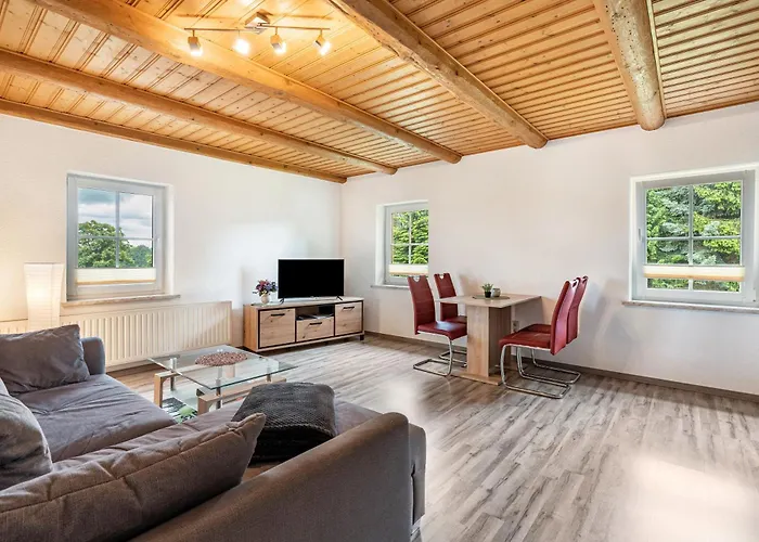 公寓 Familie Nahrstedt Wildblick 勒包